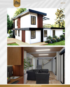 تصویر 5 خانه پیش ساخته مسکونی مدرن 2 طبقه