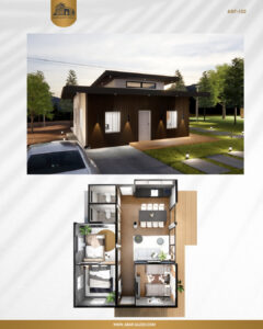 تصویر 3 خانه پیش ساخته ترکیبی